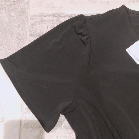 Michael Kors Wide Leg Jumpsuit Belted V-Neck Stretch Black Size L NWT $135.00 - Picture 9 of 13